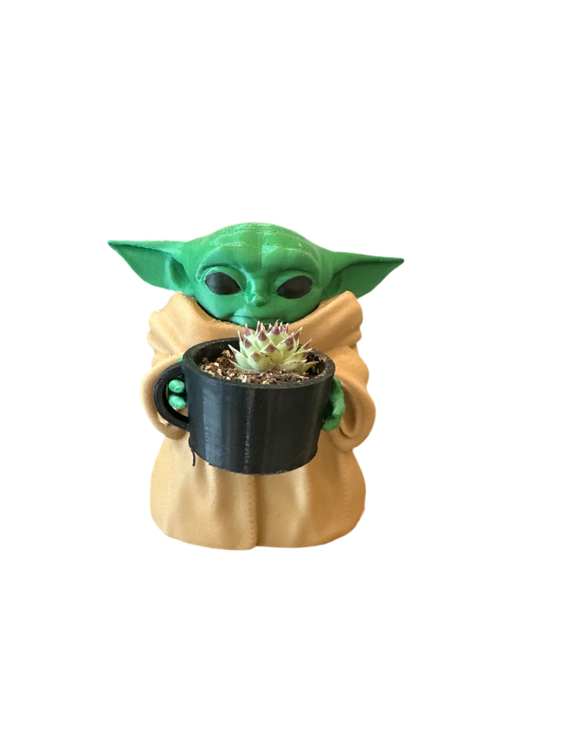 yoda planter pot Grow-Gu